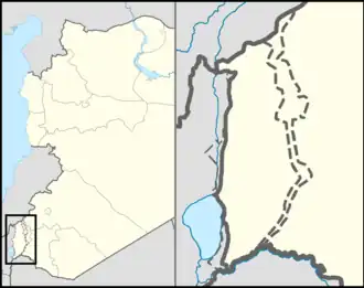 Kafr Naffakh is located in the Golan Heights