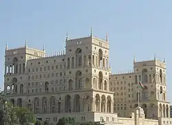 Government House in Neftchilar Avenue, Baku.