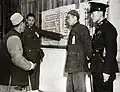 Officials were explaining the voting regulations