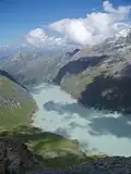 Grande Dixence and Lac des Dix.[14]