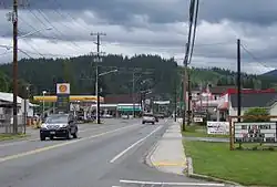 Stanley Street (SR 92) in downtown Granite Falls