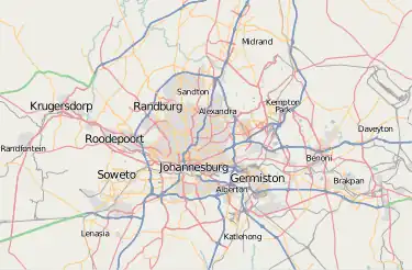 Doornfontein Synagogue is located in Greater Johannesburg