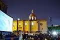 Open-Air-Cinema with an AIRSCREEN on the Guadalajara Film Festival.