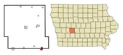 Location of Stuart, Iowa
