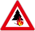 Warning of fire