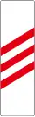 The lower plate with three red lines indicates a distance of 240 m from the railway