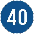 Minimum speed limit