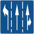 Use of lanes at an intersection (FBiH)
