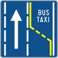 Lane for buses and taxis (FBiH)