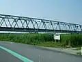 The habitat area of Mortonagrion hirosei on Sumida ward, Tokyo, Japan