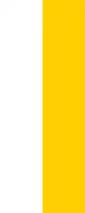 The vertical version of the flag.