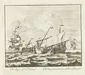Herring busses hauling in the nets, c. 1725