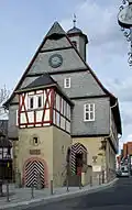 Entrance of "Heimatmuseum" in Bergen