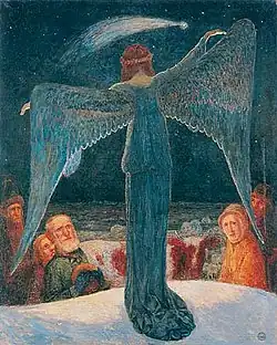 Heinrich Vogeler, The Annunciation to the Shepherds, 1902