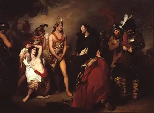 The First Interview Between the Spaniards and the Peruvians, 1827