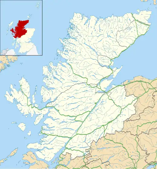 Duror is located in Highland