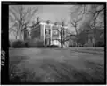 Hiram Sibley House, 400 East Avenue, Rochester, New York. View of façade from southwest, winter 1968
