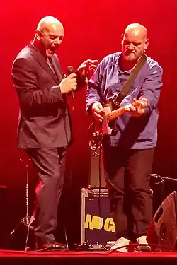 Hue and Cry performing at the Floral Pavilion, Wallasey, Merseyside in November 2023