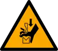 W030 – Hand crushing between press brake tool