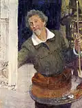 Ilya Repin, Self-portrait at Work, 1915