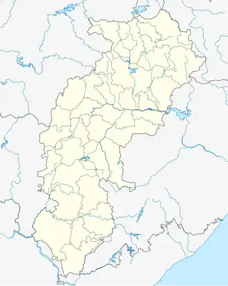 ISBT Raipur is located in Chhattisgarh