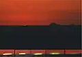 Farallon Islands and Inferior mirage green flash