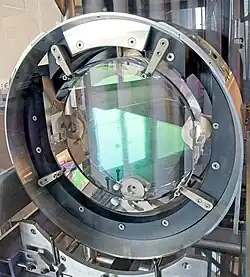 A round mirror