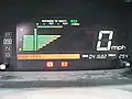 Instrument panel close-up