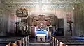 Interior of the church from Rudno in the Slovak Village open-air museum.