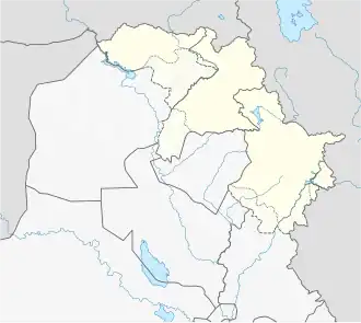 Pendro is located in Iraqi Kurdistan