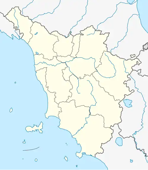 Montevarchi is located in Tuscany