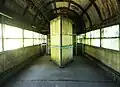 Windbreaking structure in the connecting passageway, July 2021