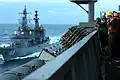 JS Yūgiri alongside USS Ronald Reagan on 17 March 2007.