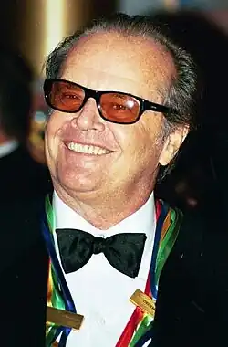 A smiling Jack Nicholson