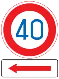Japan – Left arrow (Right arrow means "from here")