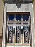The main entrance.