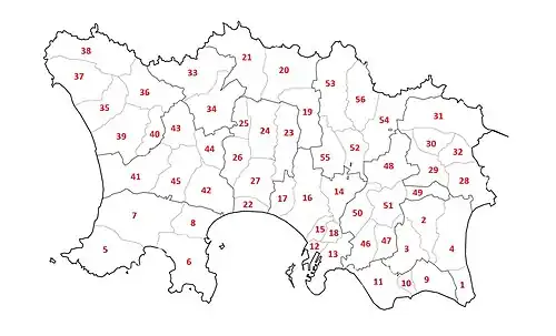 Number 10 on map