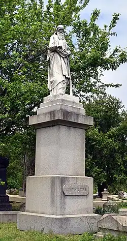 Father Time statue