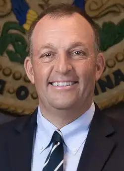 Photographic portrait of Josh Green