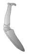 Karasuk culture. Horse-headed knife.[12]