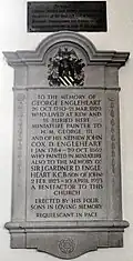 Engleheart family memorial