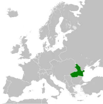 The Romanian Old Kingdom in Europe (1914)