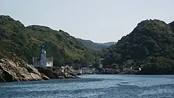The village of Kirkehavn on Hidra