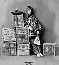 Xie Kitchin in Tea merchant (off duty) by Lewis Carroll on 14 July 1873.