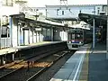 The ground-level platforms in December 2004