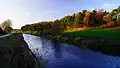 The North Canal down from Skiffard. Together with the South Canal the two canals cut of the streams that would otherwise fill Kolindsund with water. A third canal, the Middle Canal, connects to two pumping stations to the North Canal.
