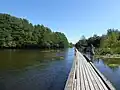 Korkeakoski casting pier on Kymijoki, Kotka
