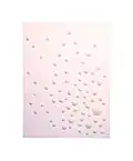 earthenware ceramic elements on wood, covered with Plexiglas