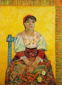 Italian Woman (Agostina Segatori) 1887 Musée d'Orsay, Paris (F381)