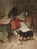 How will it end? Wie wird es enden?, c. 1900
